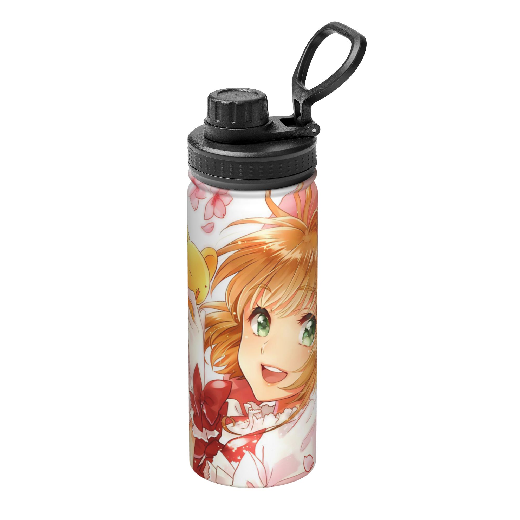 Sports Water Bottle Insulated - Cardcaptor Sakura Anime 18OZ Sport-Isolierflasche Kaffeetassen