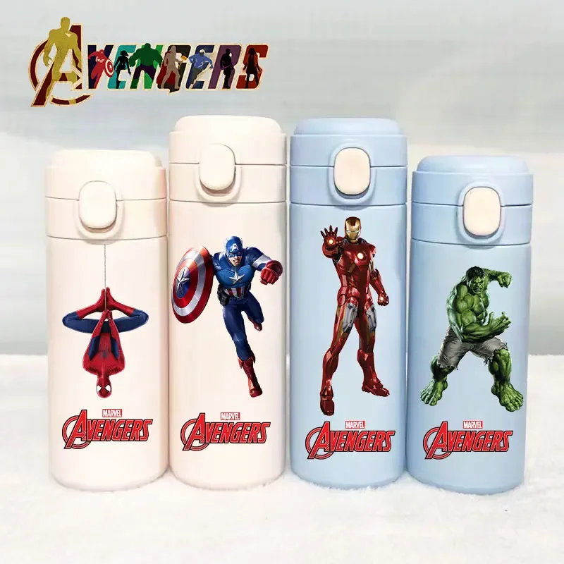 Sports Water Bottle Insulated - Marvel Thermobecher 320ml/420ml The Avengers Tragbarer