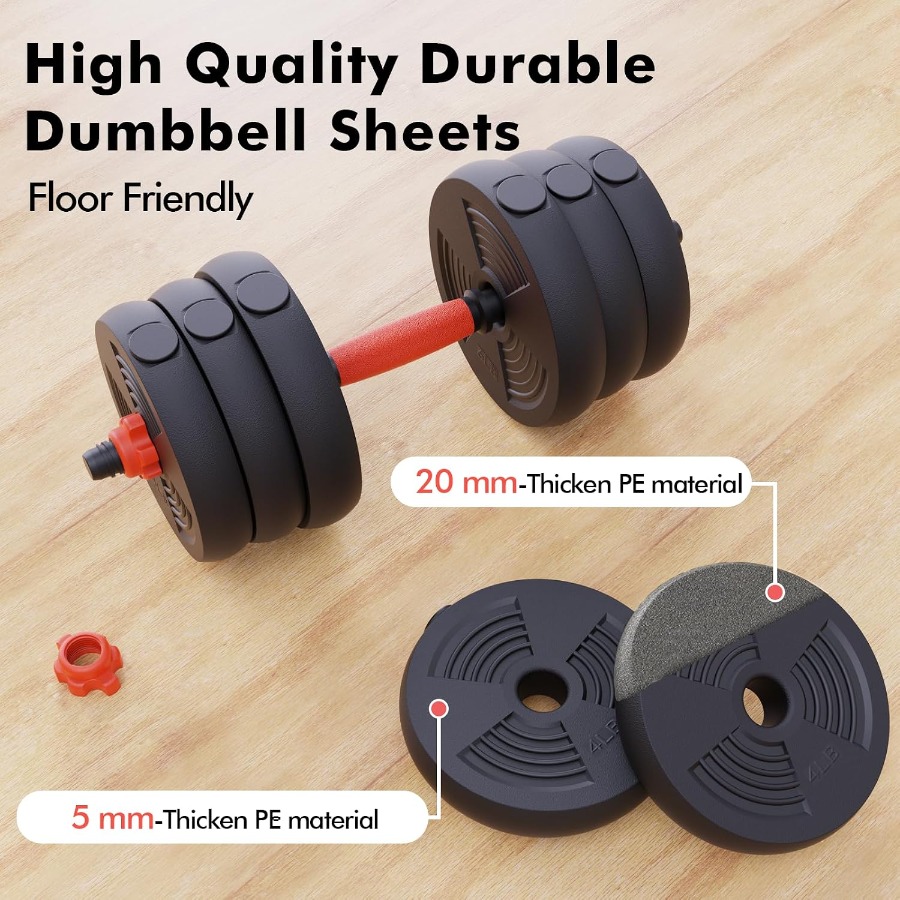 Verstellbares Hantelset, 60LB  – Dumbbell Set Bewertung und Preis